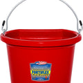 FORTIFLEX FLAT BACK BUCKET 8 QT RED