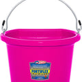 FORTIFLEX FLAT BACK BUCKET 8 QT HOT PINK