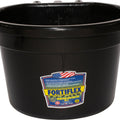 FORTIFLEX ROUND OVER THE FENCE PAIL 8 QT BLACK
