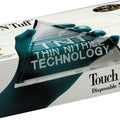 TOUCH N TUFF DISPOSABLE NITRILE GLOVES LG-100 CT TEAL