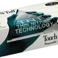 TOUCH N TUFF DISPOSABLE NITRILE GLOVES XL-100 CT TEAL