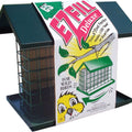 C&S E-Z FILL SNAK/SUET FEEDER W/ROOF & PLATFORM 8X10.75X7.4 IN GREEN