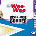 WEE-WEE INSTA-RISE BORDER PAD 22X23 IN-50 PK