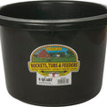 LITTLE GIANT DURAFLEX PLASTIC BUCKET 8 QT BLACK