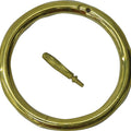 BRASS BULL RING 3 IN BRASS