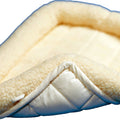 QUIET TIME SHEEPSKIN BED 22X13 IN WHITE