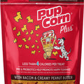 PUPCORN PLUS DOG TREATS 4 OZ BACON/PEANUT BU
