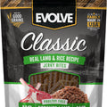 EVOLVE CLASSIC JERKY BITES 12 OZ LAMB/RICE