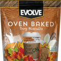 EVOLVE OVEN BAKED LATTE DOG BISCUITS 12 OZ CARAMEL
