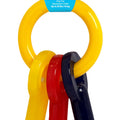 NYLABONE PUPPY CHEW TEETHING KEYS WOLF BACON