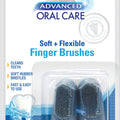 ADVANCED ORAL CARE FINGER BRUSH 2 PK