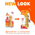 NYLABONE POWER CHEW BARBELL WOLF PEANUT BUTTER