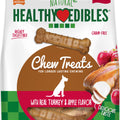 HEALTHY EDIBLES NATURAL CHEW PETITE-12 PK TURKEY/APPLE