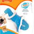 NYLABONE PUPPY CHEW TEETHING DINO REG CHICKEN