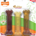 NYLABONE MODERATE CHEW VARIETY PACK XS-3 PK PB/BACON/BEEF