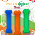 NYLABONE MODERATE CHEW DENTAL VARIETY PACK PETITE-3 PK PEANUT BUTTER/B
