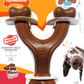 NYLABONE POWER CHEW WISHBONE GIANT BISON