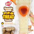 NYLABONE POWER CHEW KNUCKLE BONE & POP-IN TREAT REG CHICKEN