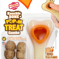 NYLABONE POWER CHEW KNUCKLE BONE POP-IN TREAT XS CHICKEN