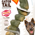 NYLABONE POWER CHEW GATOR TAIL ALTERNATIVE LARGE CHICKEN