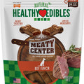 HEALTHY EDIBLES MEATY CENTER CHEW TREAT SMALL-12 PK BEEF