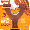 NYLABONE STRONG CHEW REAL INGREDIENT WISHBONE LG BAC