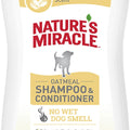 NATURE'S MIRACLE OATMEAL ODOR CONTROL SHAMP/COND 16 OZ PISTACHIO CREAM