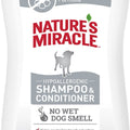 NATURE'S MIRACLE HYPOALLERGEN ODOR CTRL SHAMP/COND 16 OZ UNSCENTED
