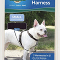 PETSAFE 3 IN 1 HARNESS SM BLACK