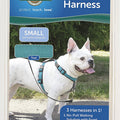 PETSAFE 3 IN 1 HARNESS SM TEAL