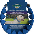 PETSAFE SOFT POINT TRAINING COLLAR W/NYLON STRAP LG-16.5-20.5 IN BLUE