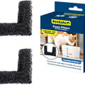 PETMATE VIVA REPLACEMENT FOAM FILTER 2 PK BLACK