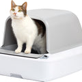 PETSAFE SCOOPFREE PRO SELF-CLEANNG HOODED BOX O/S WHITE