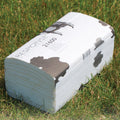 RESPONSE SINGLE FOLD BANDED TOWEL 200 CT WHITE