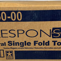 RESPONSE SINGLE FOLD BANDED TOWEL 250 CT NATURAL