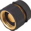 BRASS FEMALE QUICK CONNECTOR 5 IN BRASS