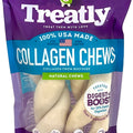 TREATLY USA  COLLAGEN TWISTS 6 IN-2 PK NATURAL