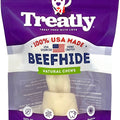 TREATLY 100% USA BEEFHIDE BONE W/HEADER CARD 5 IN-1 PK NATURAL