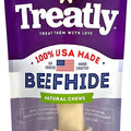 TREATLY 100% USA BEEFHIDE BONE W/HEADER CARD 9 IN-1 PK NATURAL
