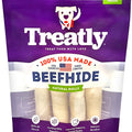 TREATLY 100% USA BEEFHIDE ROLLS 6 IN-4 PK NATURAL