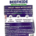 TREATLY 100% USA BEEFHIDE BRAIDS 12 IN-1 PK NATURAL