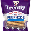 TREATLY 100% USA BEEFHIDE CHIP ROLLS 5 IN-18 PK CHICKEN/BEEF