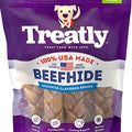 TREATLY 100% USA BEEFHIDE BRAIDS 7 IN-6 PK CHICKEN/BEEF