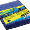 POLYTUF SUPER BLUE TARP 10X20 FT-2.3 OZ BLUE