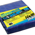 POLYTUF SUPER BLUE TARP 12X20 FT-2.3 OZ BLUE