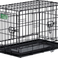 I-CRATE DOUBLE DOOR 30 IN-DBL BLACK