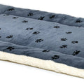 REVERSIBLE PET BED 35X23 IN BLUE
