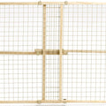 WOOD/WIRE MESH PET GATE 32X29-50 IN NATURAL