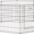 CONTOUR EXERCISE PEN W/DOOR 30 IN BLACK