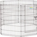 CONTOUR EXERCISE PEN W/DOOR 36 IN BLACK